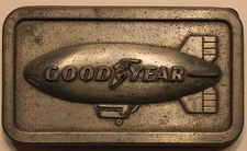 1974 Goodyear Tire & Rubber Co. Blimp Belt Buckle
