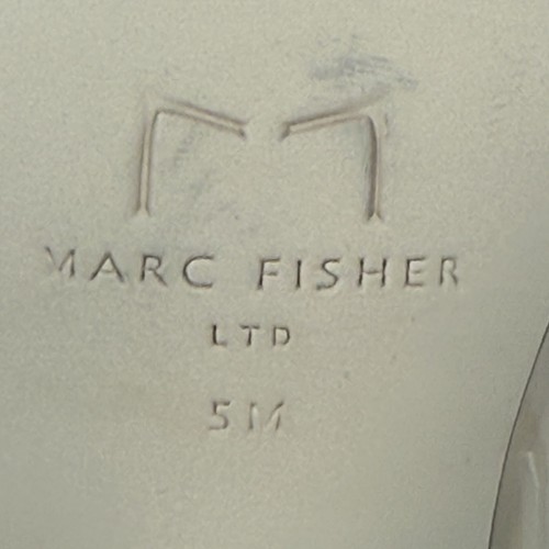 Marc Fisher LTD Onna Beige Patent Leather Square Toe Slingback Pump Size 5-NEW - Picture 8 of 8