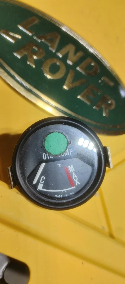 Medidor de temperatura de aceite Land Rover NOS Range Rover Classic Series 1 OEM RTC2493 Foto 3 de 4