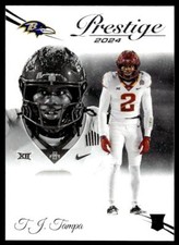 2024 Panini Prestige 332 T.J. Tampa Ravens RC Football Card