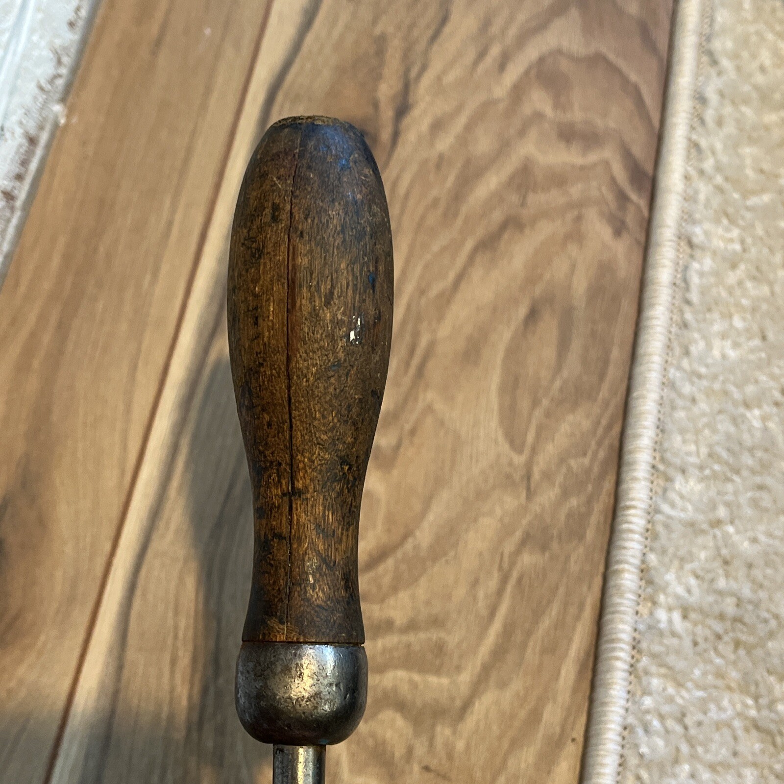 Lot of 8 Scratch Awls Ice Pick Nail Puller w/ Wood Handles Vintage