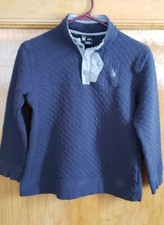 Boys Large Spyder Quilted Pullover