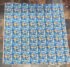 DC COMICS CAMELOT FABRIC BATMAN Fighting Comic Strip 44" X 45"