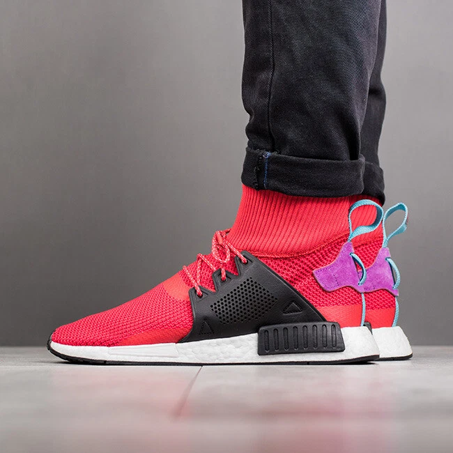 Autonomie Geladen Romantiek Adidas NMD XR1 Winter Mid 10.5 Scarlet Red MultiColor Ultra Boost Black  BZ0632 | eBay