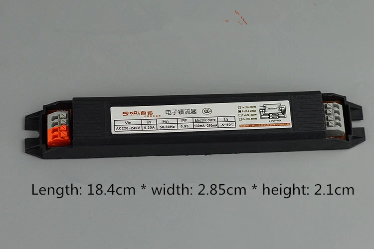 T5 a drag two ballasts 28W * 2 with line advertising lights fluorescent electron - Image 2 of 4