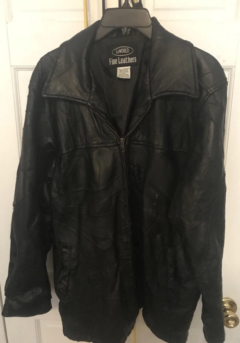 LeWorld Fine Leathers Jacket men s Medium