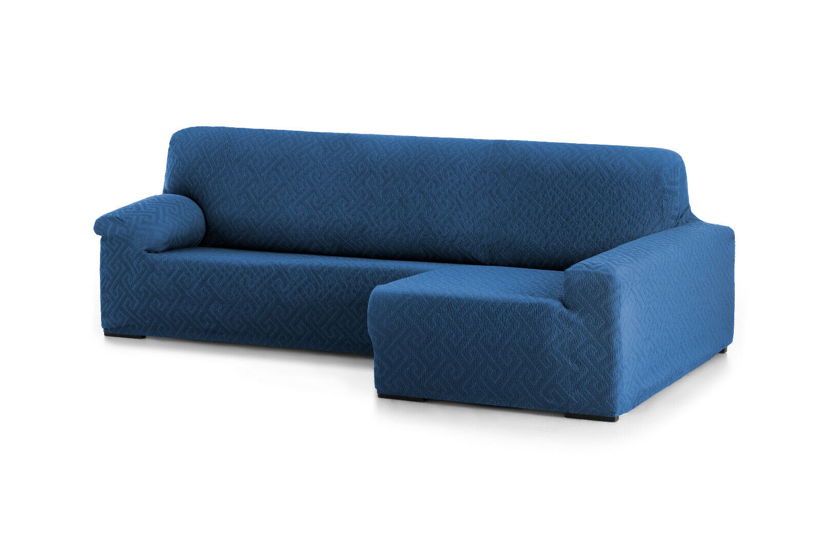 funda elastica azul para sofa chaise longue a izquierda o derecha calidad...