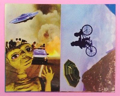 E.T. Retro Film Aufkleber Vintage Spielzeugladen Lager Selten Wertvoller Arti...