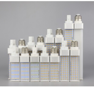  E27 Base LED Light Tube Ceiling Lamp Bulbs Horizontal Recessed CFL Spotlight