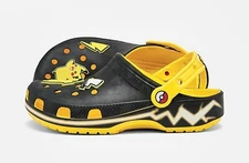 Kids' Crocs x Pokémon Pikachu Classic Clog Shoes- J4 J5 J6-W6 W7 W8- NEW-FS!!!🛩