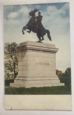 Vintage UDB Postcard ~ Andrew Jackson Statue State Capitol ~ Nashville Tennessee