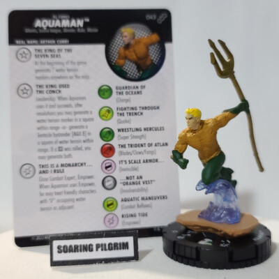 DC Heroclix AQUAMAN - 043 - RARE Batman Team-Up #43