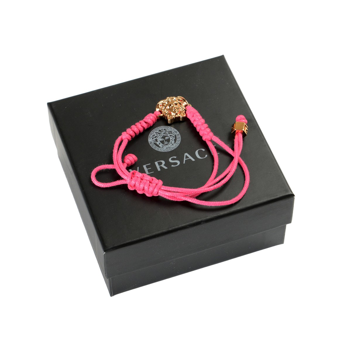 ブレスレット Bracelet - Versace - l - Pink Versace Pink Canvas Gold Color Medusa Head Bracelet | eBay