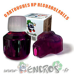 Kit Cartouche HP 363 Magenta rechargeable pour stopper le gaspillage et imprimer sans compter