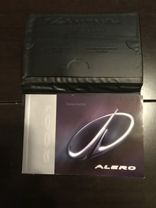 2001 Oldsmobile Alero Owners Manual Oem Free Shipping Ebay