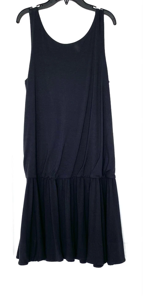 MARC JACOBS 木炭灰色弹力绉织球衣垂腰褶连衣裙 S = 4/6 — 第 3/4 张图片