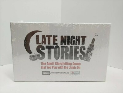New Late Night Stories The Adult Storytelling Card Game Mature 18+ 3-8 Players