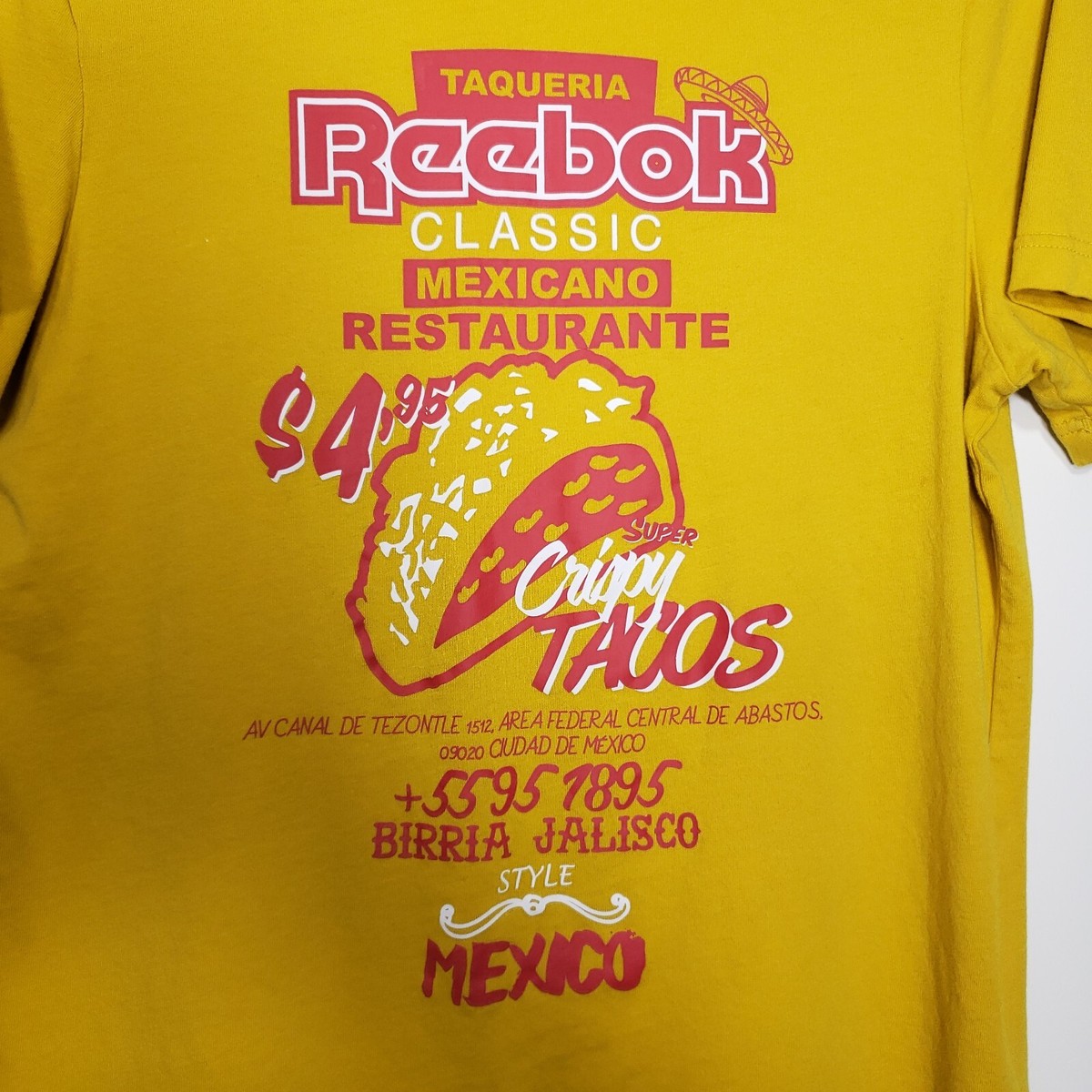 Reebok Classic 'Taqueria Reebok' Taco Graphic Sneaker T Shirt