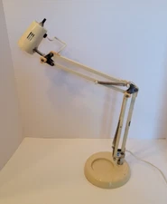 VIntage MCM Mid Century All metal Articulating Adjustable Task Light Lamp