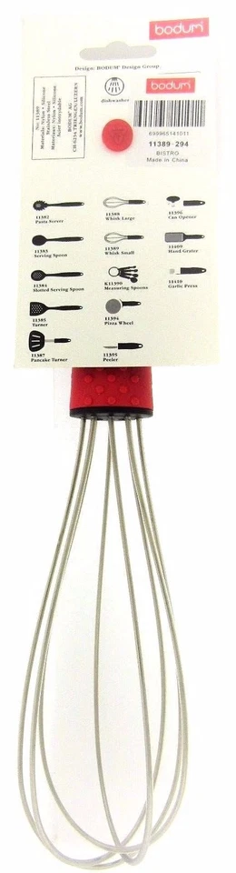 Batidor Bodum 11389-294 Bistro Acero Inoxidable Rojo - ¡NUEVO! Foto 3 de 3