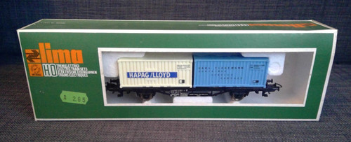 Lima H0 Containerwagen 2855  Hapag Lloyd &  Carl Tiedemann Neu in OVP | Zustand: Neu