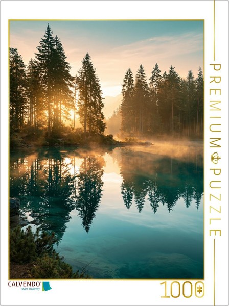 Calvendo Puzzle Alpensee, Germany - Morning Atmosphere | 1000 Pieces, Finished S-image