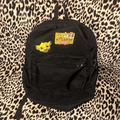 JanSport Superbreak One Disney park simba School Backpack Black JS00T501