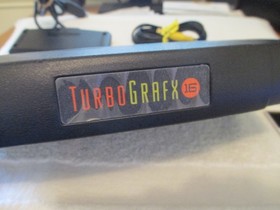TURBO GRAFX 16 SYSTEM CONSOLE LOT w/ TV SPORTS FOOTBALL NEC *NICE SHAPE*