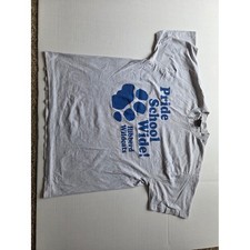 Vintage Fruit of the Loom BEST Hibberd Wildcats T-Shirt XL Gray 90s Made in USA