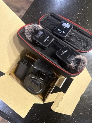 Sony ZV-E10 Mirrorless 24.2MP 4K Digital Camera with 16-50mm Lens Black
