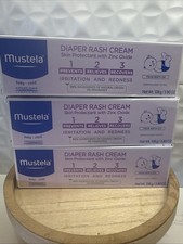 3x Mustela Diaper Rash Cream 3.80oz