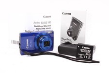 Used Canon Powershot ELPH 190 IS Digital Point Shoot Camera Blue