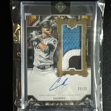 2025 Topps Transcendent Connor Norby Rookie Showcase Patch Auto RC #/25