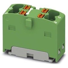 5PC PHOENIX CONTACT - IC 1046613 Terminal block, PTFIX 4X1 5 GN