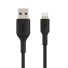 Image of Belkin Lightning Cable to USB for iPhone iPad Airpods MFI-Certified Black