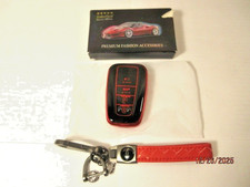 Toyota Key Fob Cover with Keychain, Soft TPU Key Case Protector for 2019/25 RAV4