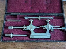 Jacot Lathe Tool / Tour a Pivoter, 5 Heads, Boxed, Vintage Watchmaker Tool