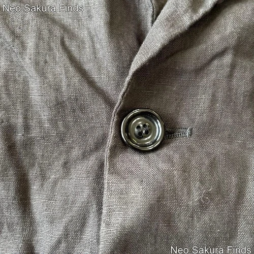 EEL Linen Stick Jacket M - Chic Vintage Aesthetic image 11
