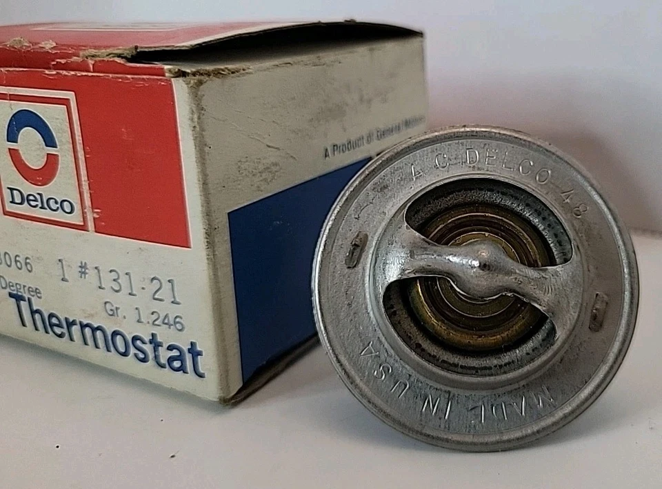 NOS GM Termostato Delco 131-21 84 85 86 87 88 Firebird Cimaron Camaro Cavalier 6 Foto 2 de 3