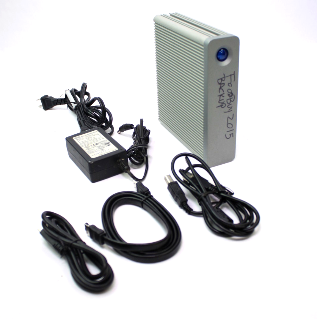 Lacie D2 QUADRA V3C 3TB External Hard Drive E Sata Firewire 800