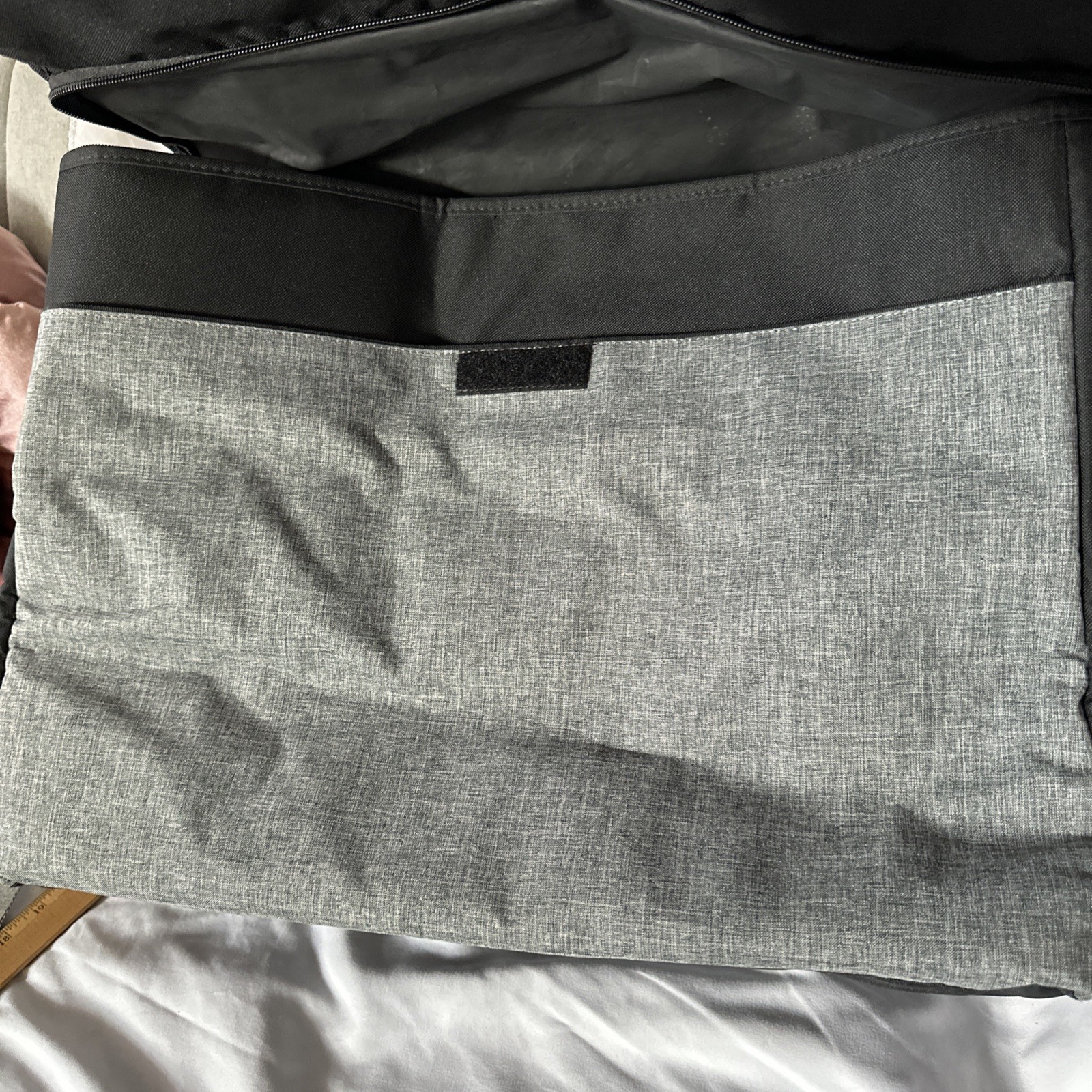 Costco Keep Cool Cube Storage Black Gray Shopping Cooler Zippered Bag 21 X 16