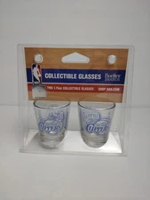 Los Angeles Clippers Shot Glasses Boelter Brands Collectibles ~ Set of 2 (New)