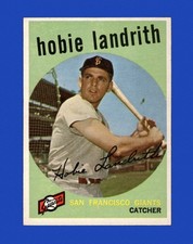 1959 Topps Set-Break #422 Hobie Landrith NM-MT OR BETTER *GMCARDS*