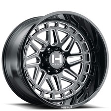 Hostile Wheels H122 Reaper 20x10 Black Milled 4pcs B2