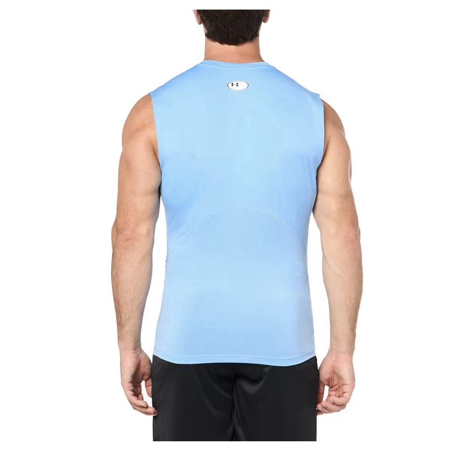 Under Armour  Men's HeatGear Compression Sleeveless T-Shirt XS - Image 2 of 4