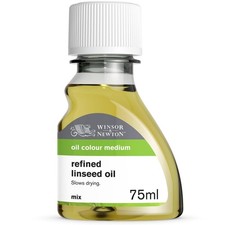 Winsor  Newton Refined Linseed 2.53 Fl Oz Pack of 1 , Oil
