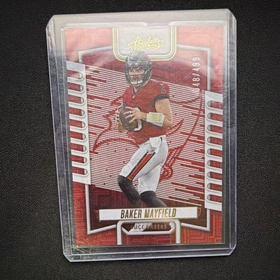 Panini 2023 Absolute Baker Mayfield Red Squares #21 Buccaneers /499