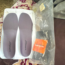 Superfeet Grey Shoe Insoles Inserts w/ Plastic Support, MPN 566610