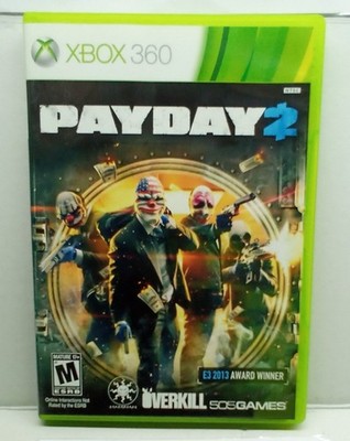 Payday 2 (Xbox 360, 2013) Complete Tested Working - Free Ship