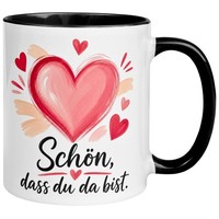 Tasse Danke – „Mit Viel Liebe - SchöN Dass Du Da Bist“ – DankeschöN Geschenke